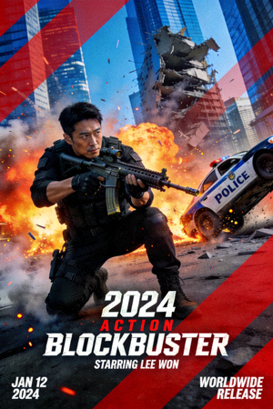 2024年最新动作电影海报，国际大片